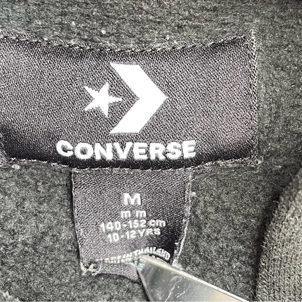 Converse Sweatshirt Boys Medium Chuck Taylor Casual Hoodie Grunge Basic Simple